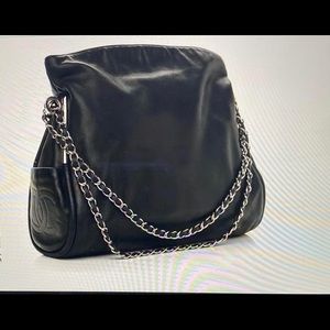 Chanel Lambskin Ultimate Soft Hobo Black